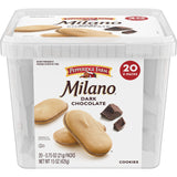 Pepperidge Farm Milano Dark Chocolate Wafer Cookies – Thoughtful Birthday Gift for Her and Mom, Individually Wrapped 20-Pack