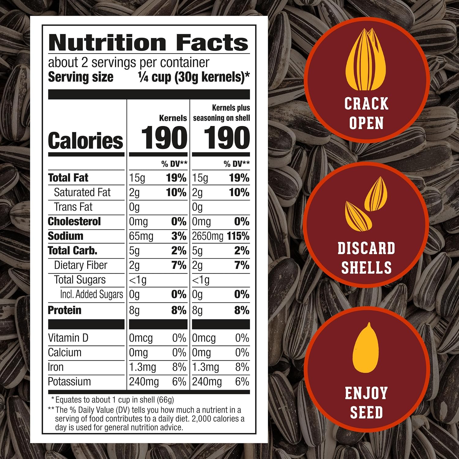 DAVID Jumbo Sunflower Seeds, Bar-B-Q Flavor, 5.25 oz – Low-Mess Workday Munching for Remote Workers and Students
