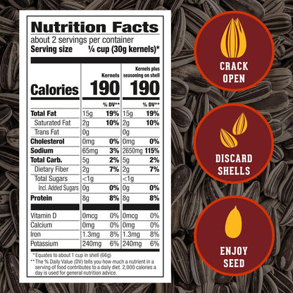 DAVID Jumbo Sunflower Seeds, Bar-B-Q Flavor, 5.25 oz – Low-Mess Workday Munching for Remote Workers and Students