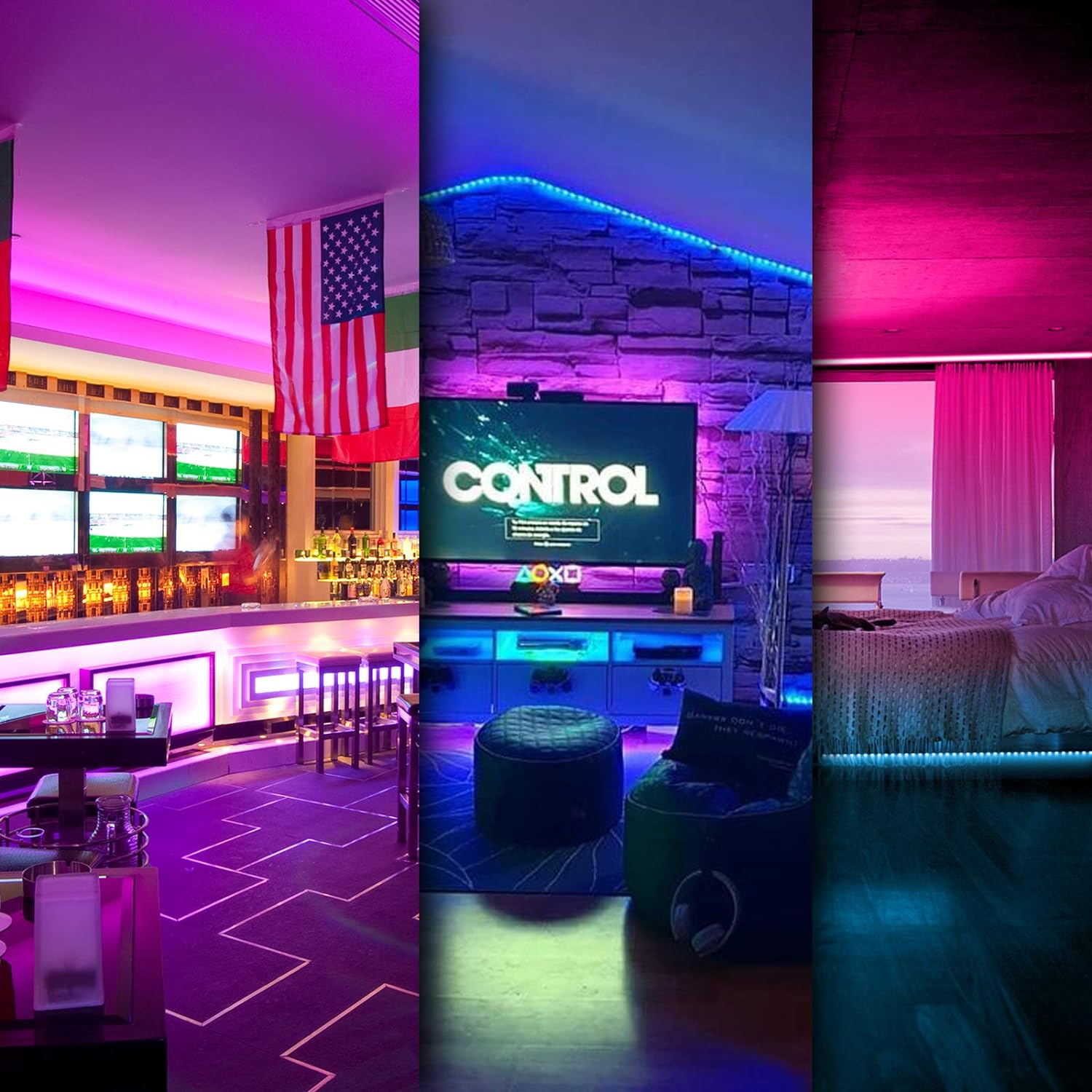 DAYBETTER LED Strip Lights – Safe Color Changing Bedroom Lighting for Kids and Teens