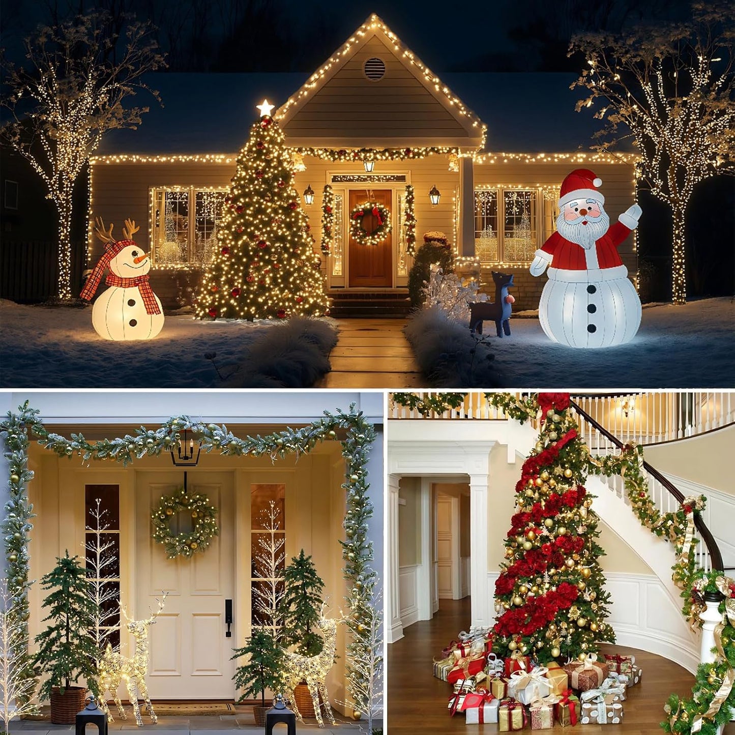 Decute 500LED 164ft Fairy Lights – Heartfelt Housewarming Gift for Women, Warm White Dimmable String Lights with Remote