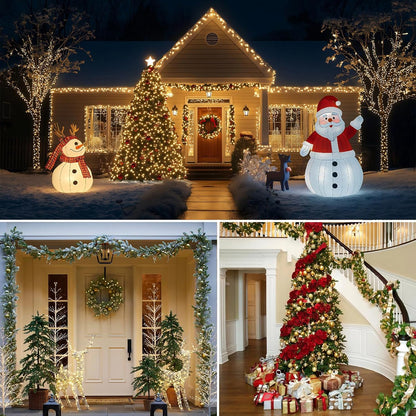 Decute 500LED 164ft Fairy Lights – Heartfelt Housewarming Gift for Women, Warm White Dimmable String Lights with Remote