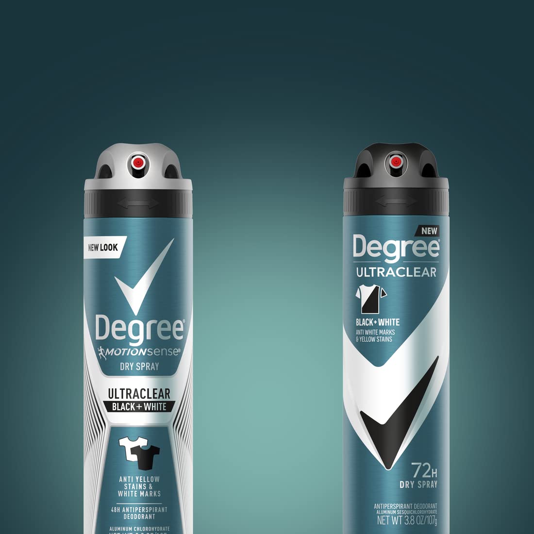 Degree Men Black + White Dry Spray Antiperspirant 3.8 oz (Pack of 3) – Clean-Label Sweat Protection for the Intentional Dresser