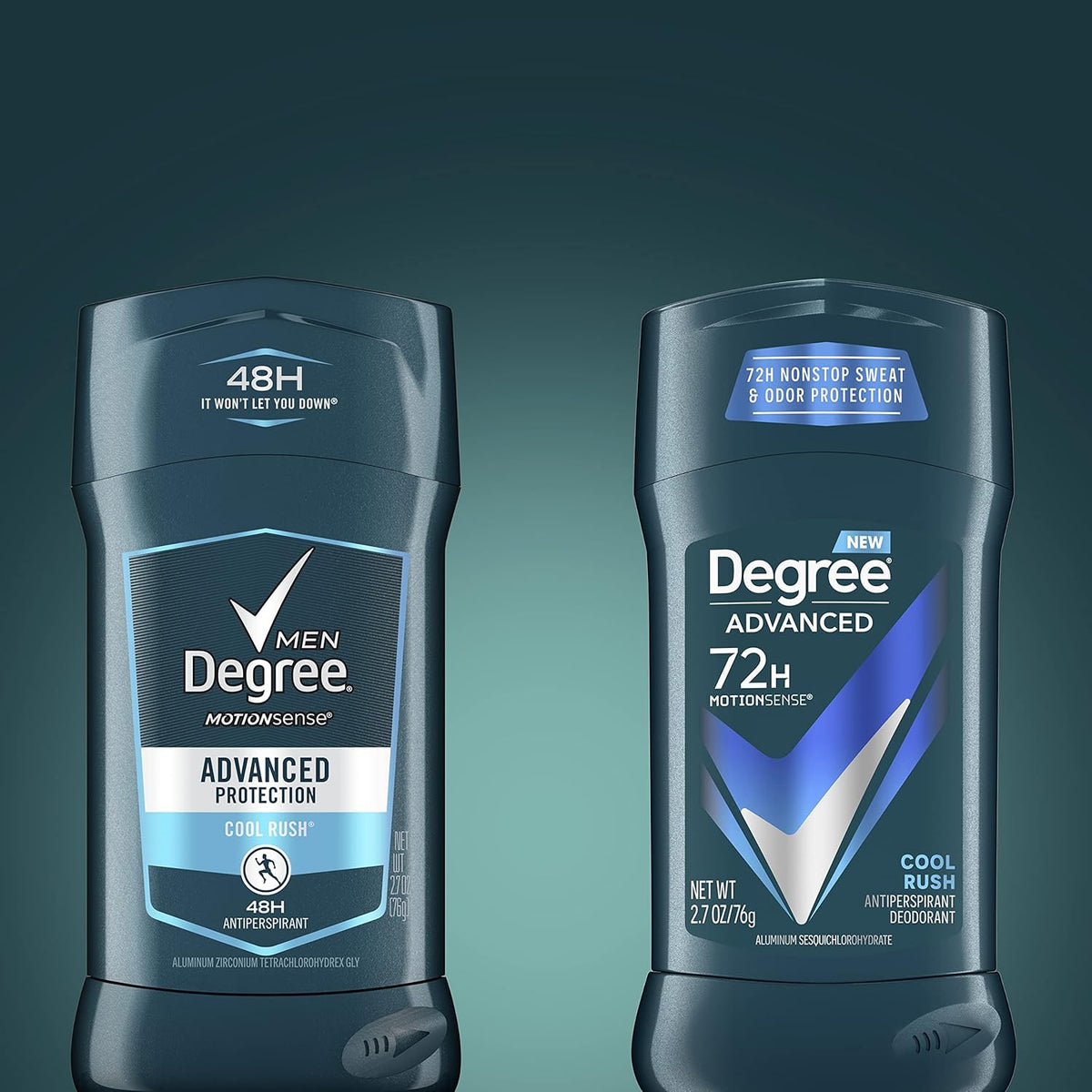 Degree Men Cool Rush Antiperspirant 4-Pack – Post-Workout Cool Down Ritual with Motion-Activated Arctic Freshness