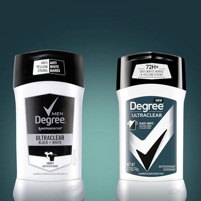 Degree Men UltraClear Antiperspirant Deodorant – Outdoor Adventure Companion, 72-Hour Sweat & Odor Protection for Camping and Hiking