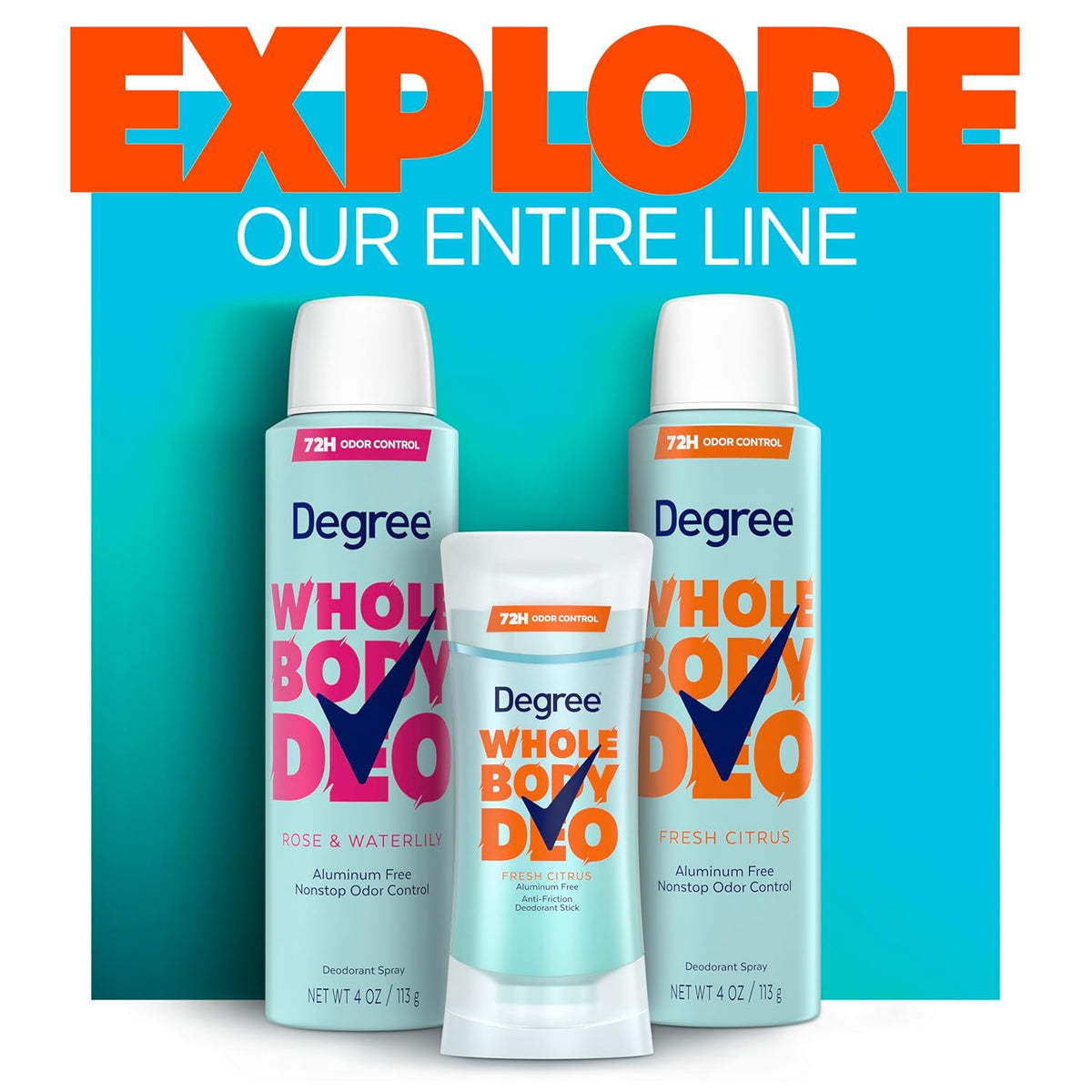 Degree Women Whole Body Deodorant Spray – Aluminum-Free Fresh Citrus Scent for Post-Yoga Refresh and Self-Care Routine