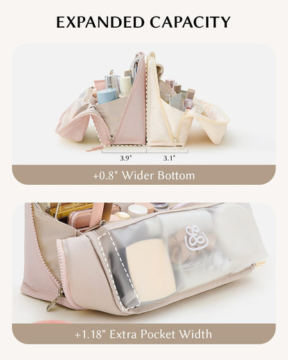 detachable interior divider plus four side pockets for customizable organization