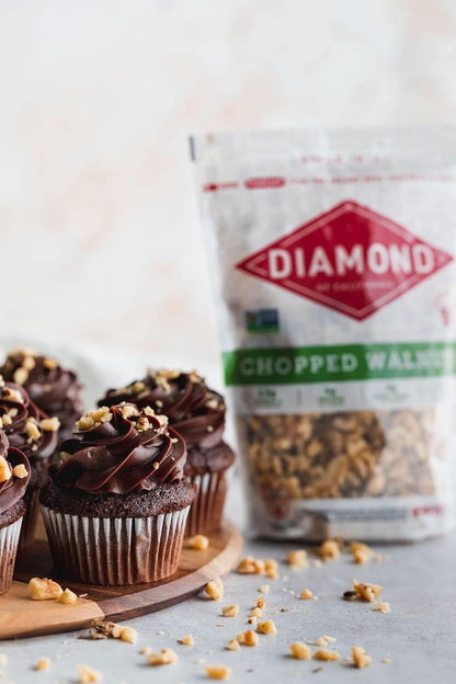 Diamond of California Chopped Walnuts – Portable Trail Mix Ingredient for Hiking and Camping