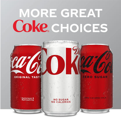 Diet Coke Zero Calorie Cola – Mindfulness-Friendly Sparkling Soft Drink for Mindful Eating Routines, 16.9 fl oz Bottles (6 Pack)