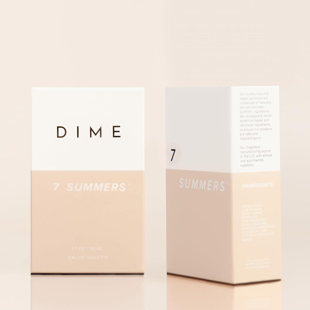 DIME Beauty 7 Summers Perfume for Women – EWG-Safe Mindfulness Perfume for Bath Time, Pear and Lavender Eau de Parfum, 1.7 fl oz