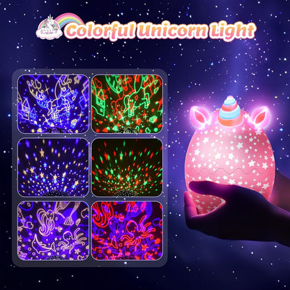 Dinosaur Egg Night Light Projector – Magical Birthday Gift for Boys Ages 3-12, 3-in-1 Starry Sky & Sea World Lamp
