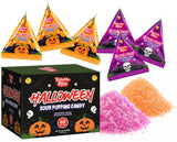Kid-Friendly Strawberry and Orange Pop Rocks Halloween Candy – Bulk 120-Pack Goodie Bag Stuffers for Trick-or-Treat Night