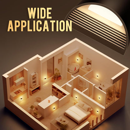 DORESshop LED Night Light – Flameless Plug-in Light for Elderly Parents, Fall Prevention Hallway and Stairway Safety