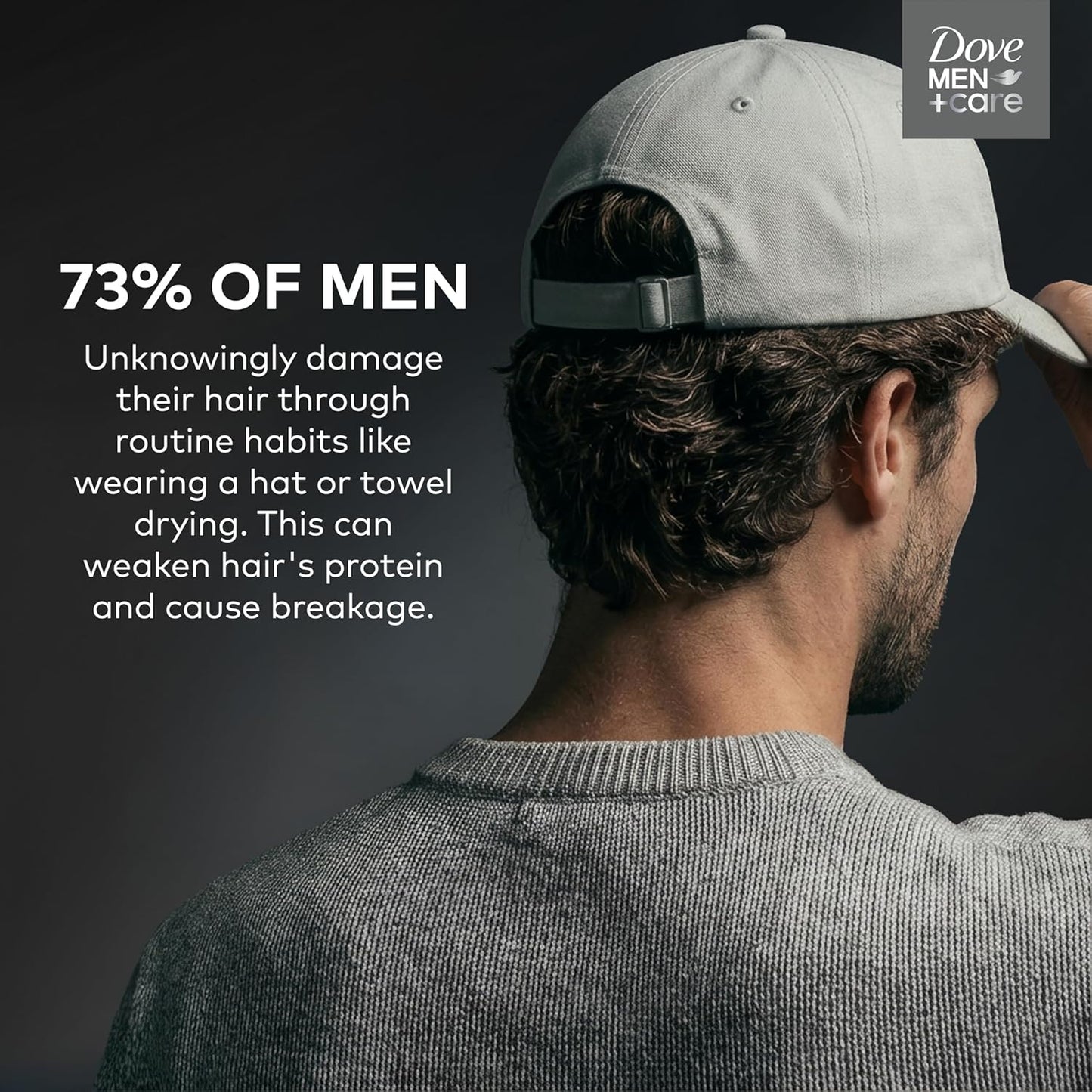 Dove Men+Care 2-in-1 Shampoo + Conditioner – Single-Bottle Anti-Dandruff Hair Care for a Clutter-Free Bathroom Shelf