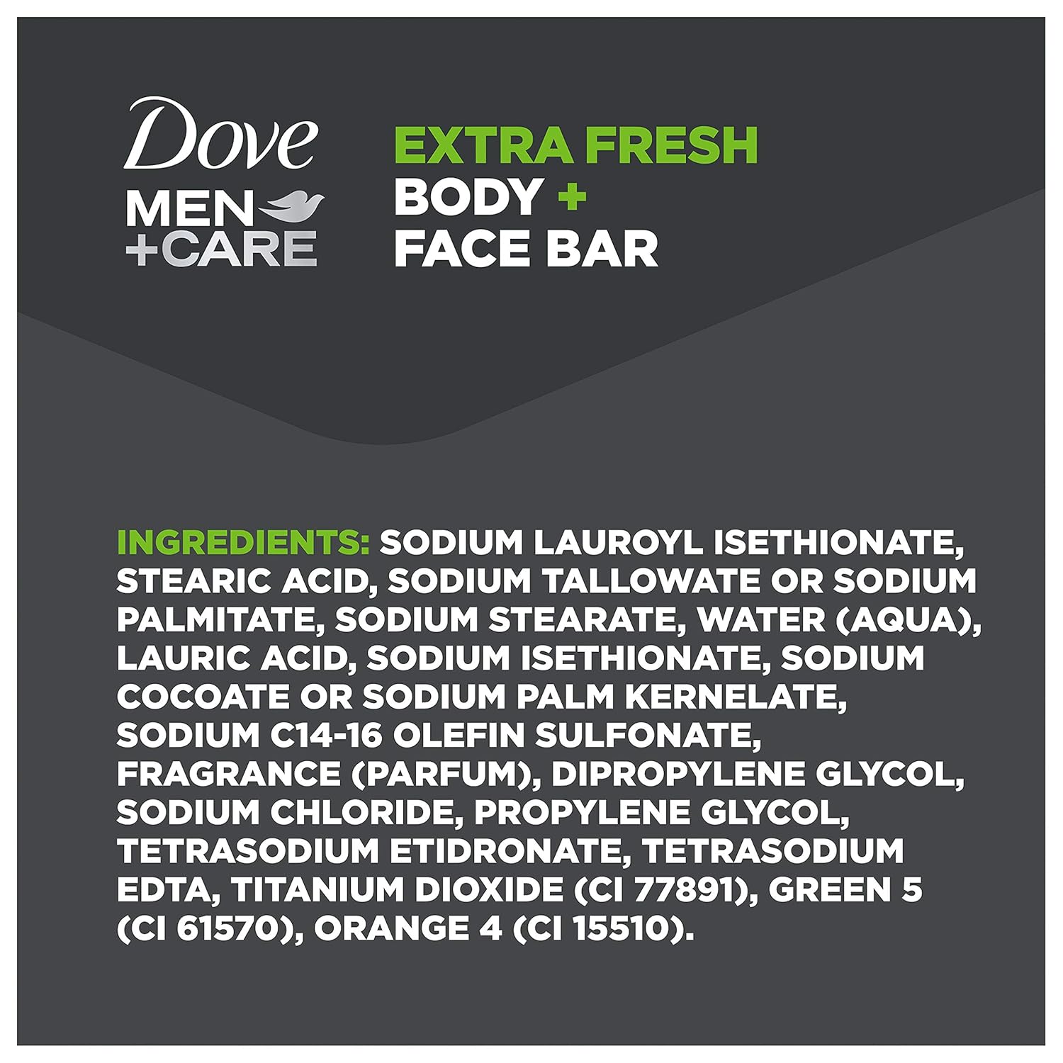 DOVE MEN + CARE 3 in 1 Bar Cleanser Extra Fresh – Post-Workout Reset Bar for the Modern Self-Care Routine
