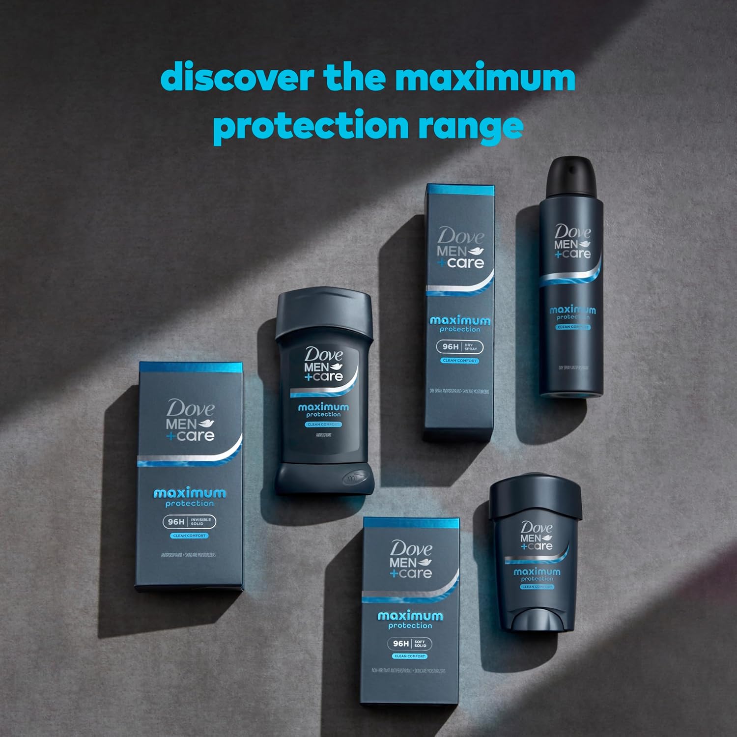 DOVE MEN + CARE Clean Comfort Invisible Solid Stick – Thoughtful Grooming Gift for Husbands Who Travel for Work