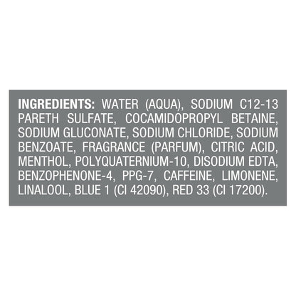 Dove Men+Care Cooling Relief Shampoo – Travel-Size Icy Menthol Refresh for Gym, Camp, and Locker Room, 18 fl oz