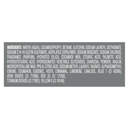 Dove Men+Care Purifying Charcoal + Clay Body and Face Wash, Travel-Friendly 2-in-1 Cleanser for the Gym and Locker Room