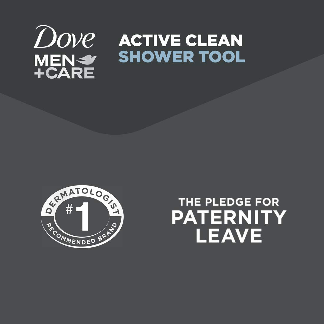 DOVE MEN + CARE Shower Tool 4 Pack – Portable Cleansing Tool for Camping, Cabins, and Lake Houses