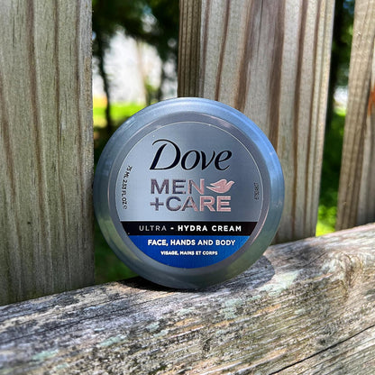 Dove Men+Care Ultra Hydra Cream – Nightly Self-Care Ritual for Him, Post-Shower Face and Body Moisturizer