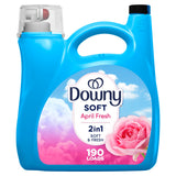 Downy Soft Fabric Conditioner April Fresh, 150 Loads, Family-Safe Softener for Baby Blankets Stuffed Animals and Toddler Towels