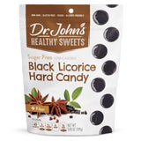 Dr. John's Healthy Sweets Black Licorice Hard Candy – Portion Controlled Study Buddy for Long Reading Blocks, Plant Based, 3.85 OZ