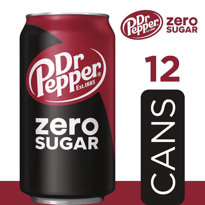 Dr Pepper Diet Soda – Practical Stocking Stuffer and Office Gift for Cola Alternative Seekers, 12 fl oz Cans, Pack of 24