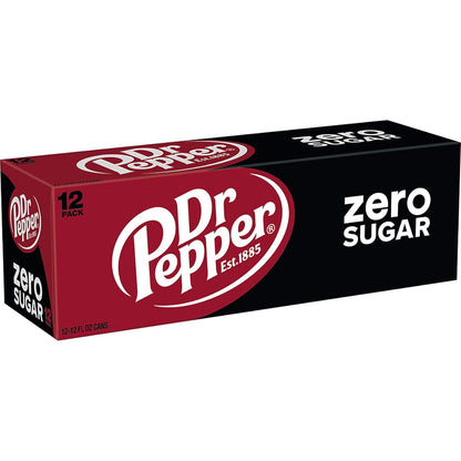 Dr Pepper Diet Soda – Practical Stocking Stuffer and Office Gift for Cola Alternative Seekers, 12 fl oz Cans, Pack of 24