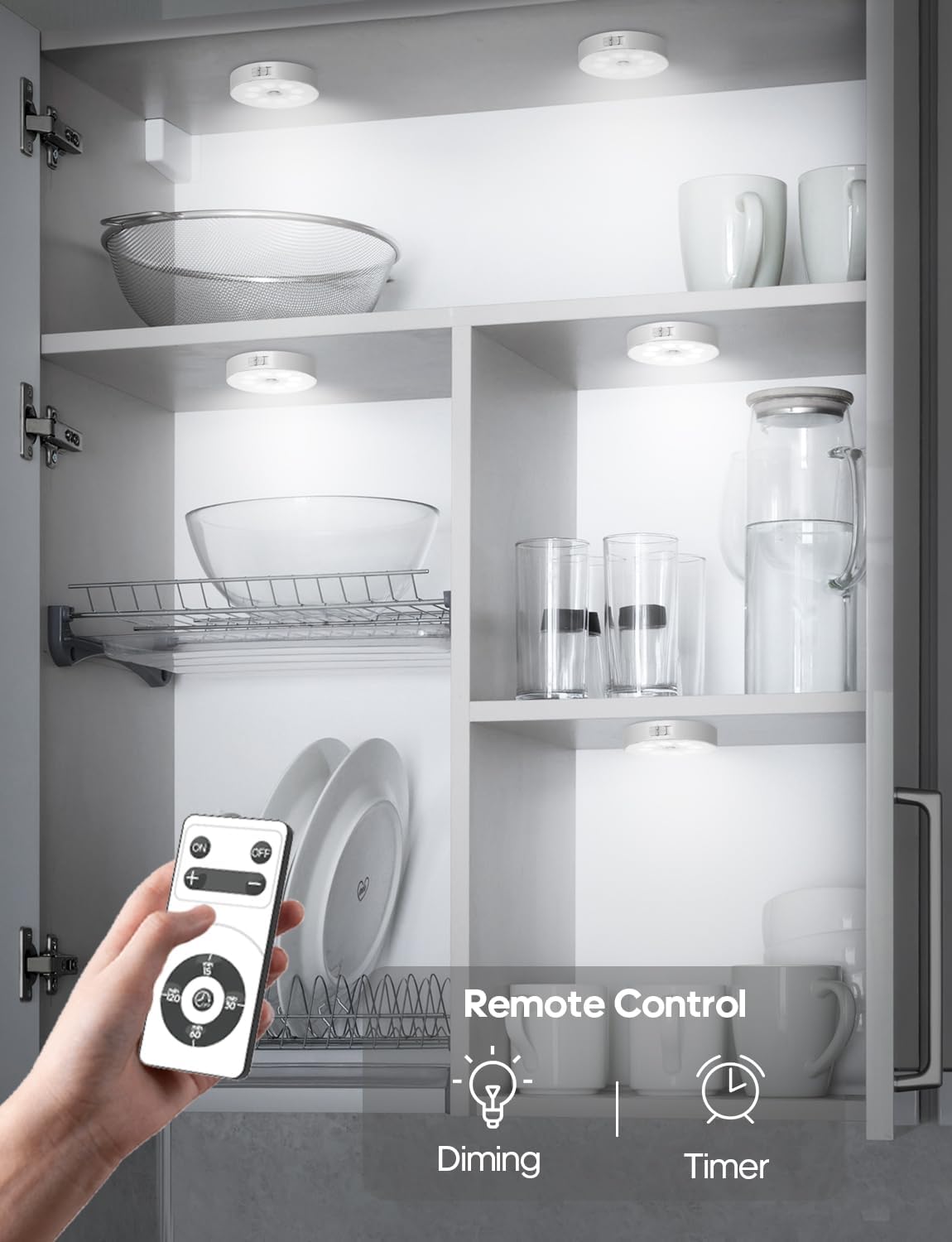 dual magnetic mount and adhesive sticker installation with no tools required