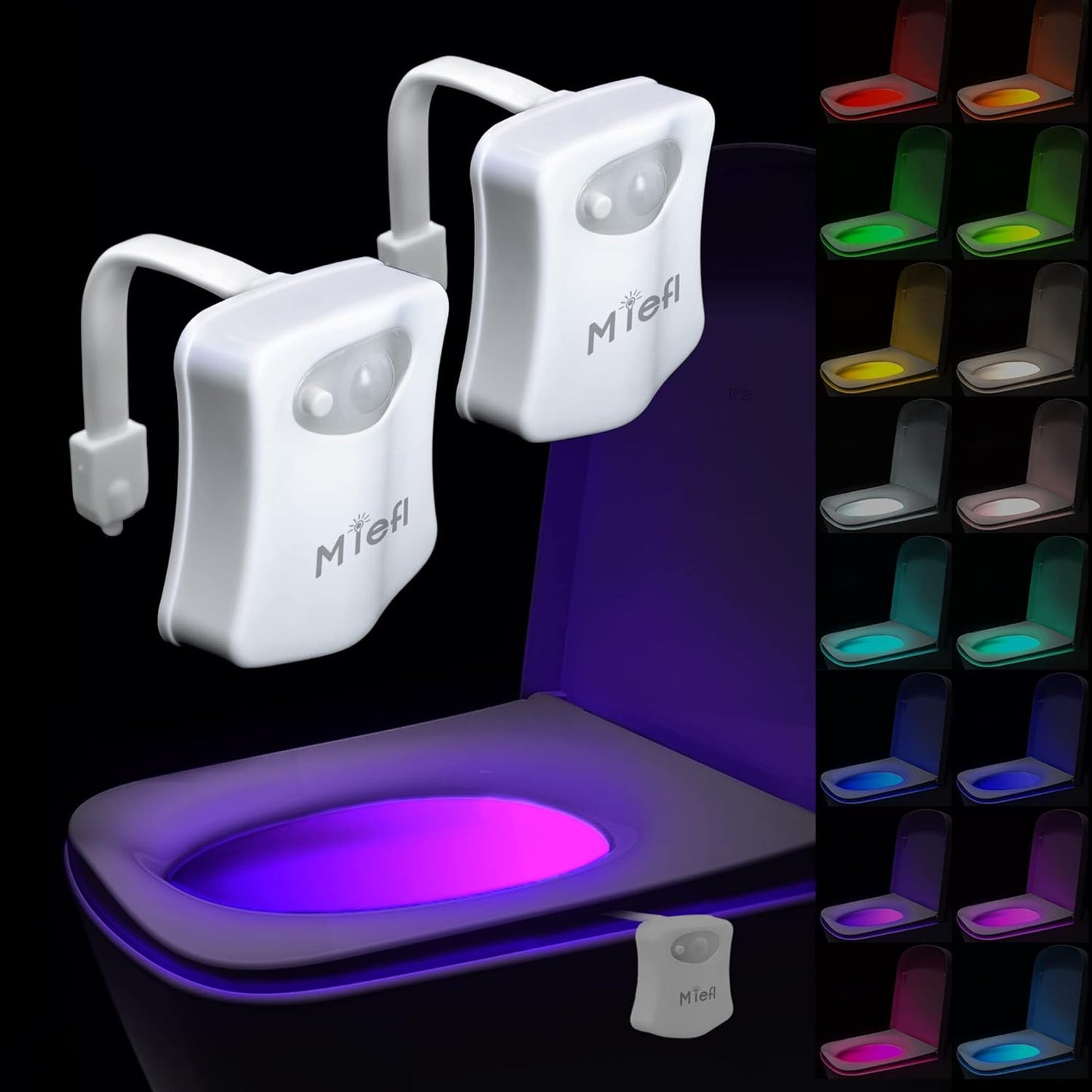 dual motion and light sensors with 6.6 ft detection range and 2-minute auto shutoff