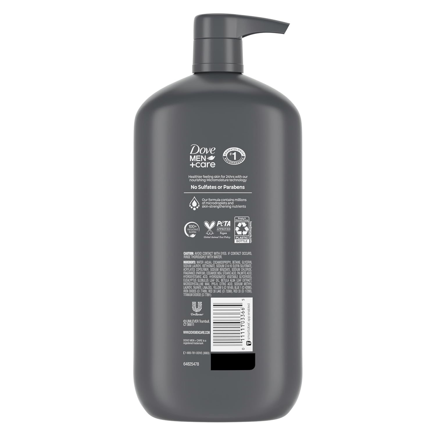 dual-purpose 2-in-1 face and body wash in a single gel formula
