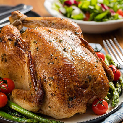 dual-use positioning for both holiday roasts and weeknight proteins