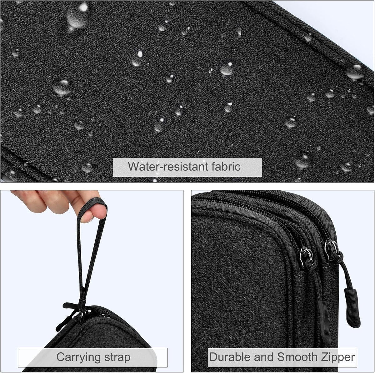 durable smooth zipper closure for secure containment