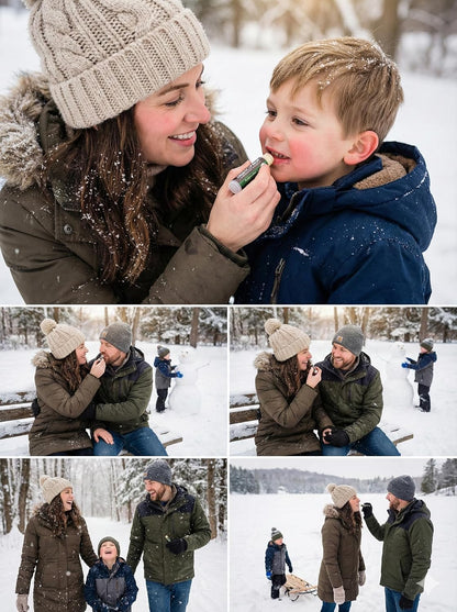 Earth's Daughter Organic Lip Balm – Streamlined Multi-Pack for Effortless Lip Care Without the Clutter