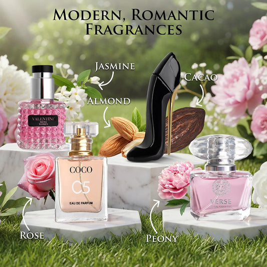 eau de parfum concentration formulated for long-lasting wear through dry-down