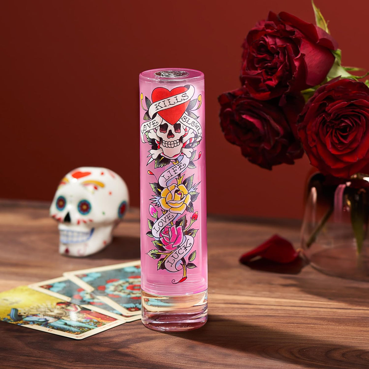Ed Hardy Eau de Parfum Spray – Uplifting Fruit-Floral Fragrance for Personal Pampering Routine, 3.4 fl oz