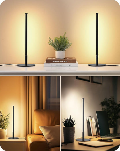 EDISHINE Slim LED Table Lamp – Minimalist Desk Light for Clean Home Office Setups