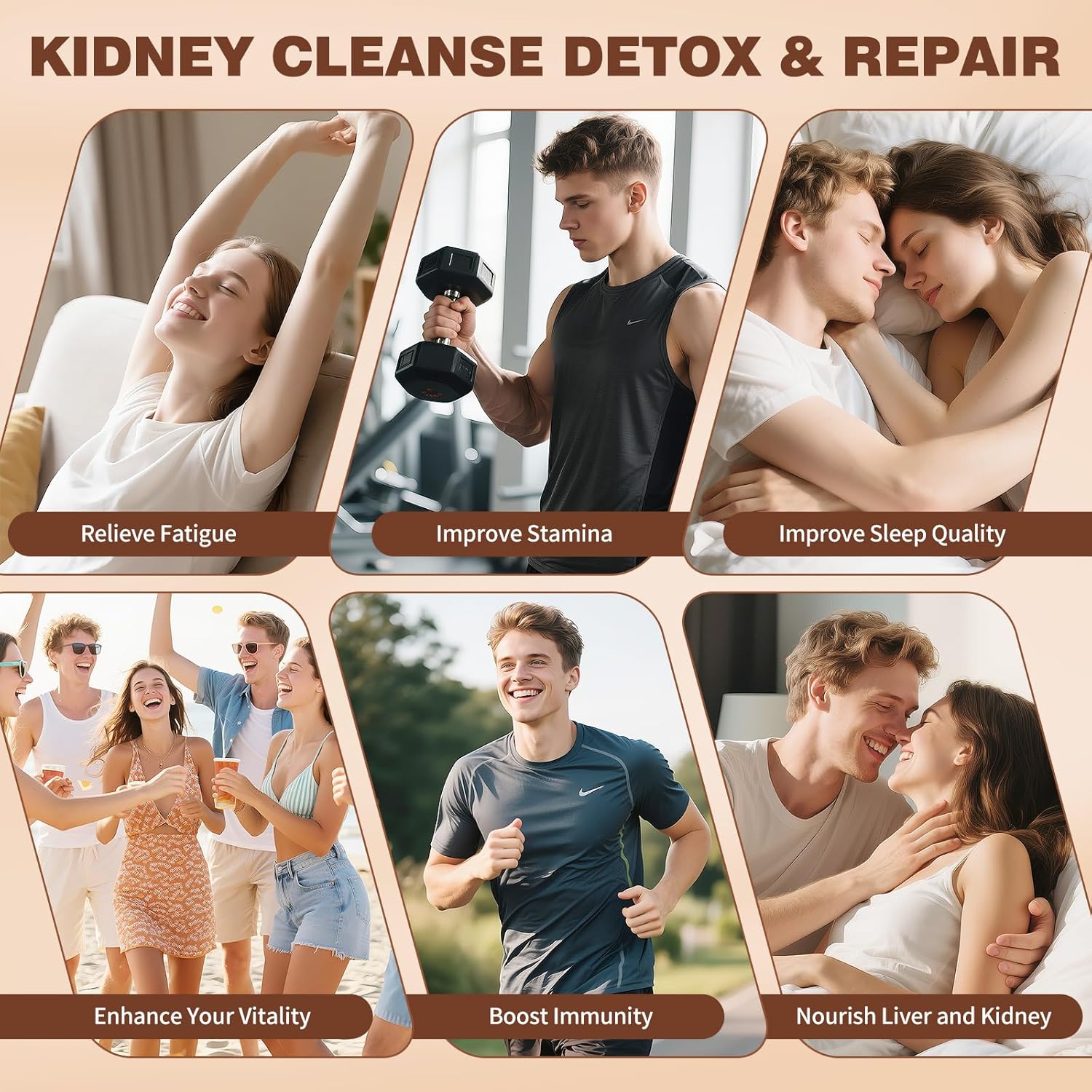eight-herb blend: ginseng, red date, goji berry, mulberry, yam, maca, huang jing, and raspberry