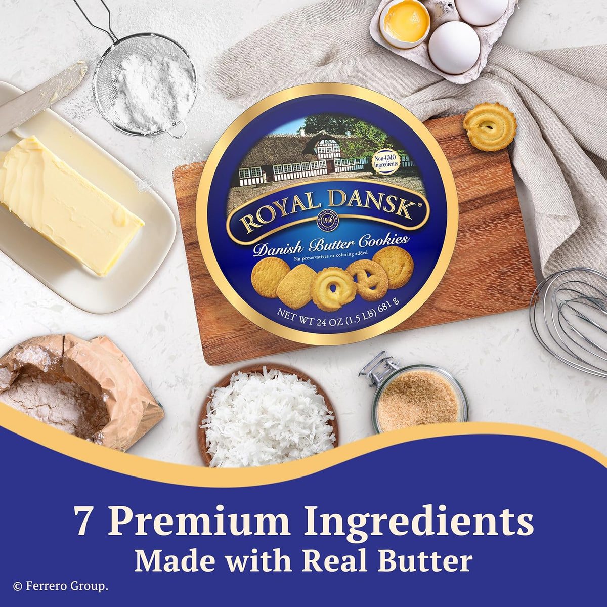 elegant recyclable tin packaging designed for reuse and table-side display