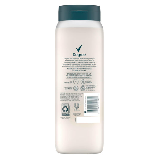 engineered for up to 10 hours of post-shower freshness