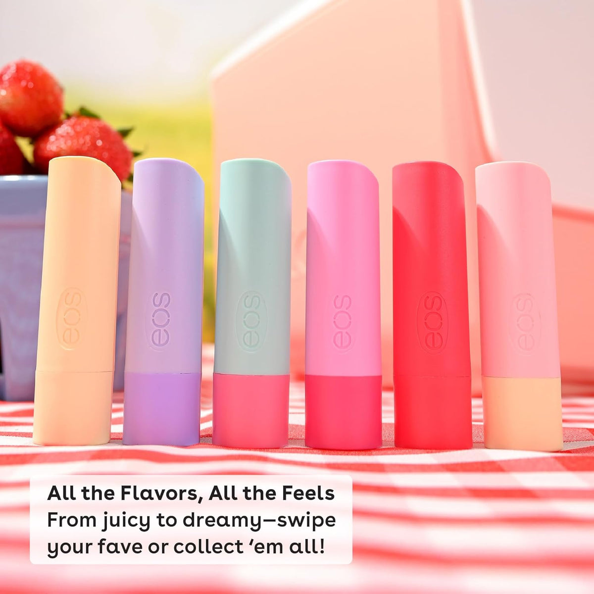 eos Natural Lip Balm – Soothing Vanilla Mint Moisture for Yoga Studio Bags and Wellness Routines