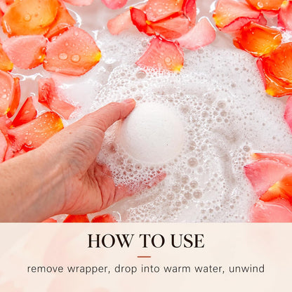 Bath Bombs - Aromatherapy Bath Experience for Women, Eucalyptus Spa Scent with No Artificial Fragrance