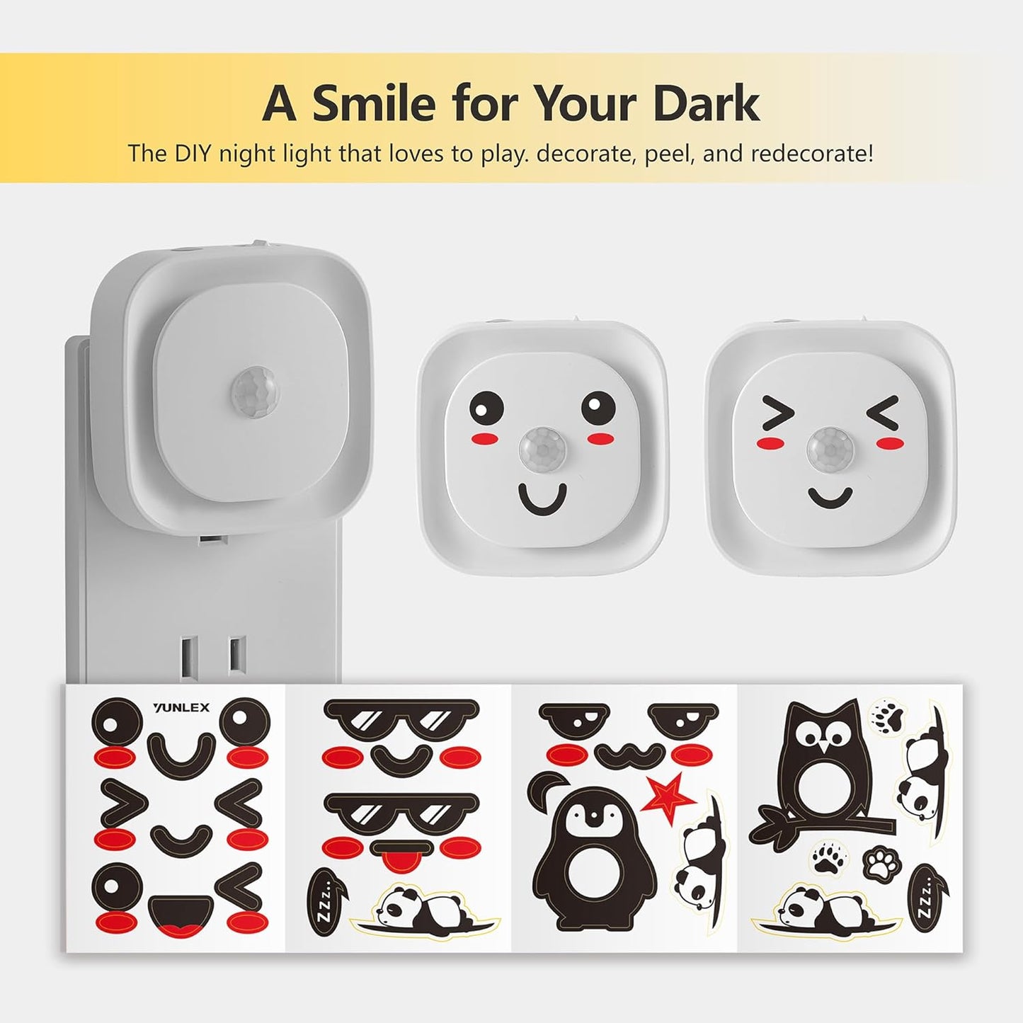 EverBrite Owl LED Plug-in Night Light for Baby Nursery, Motion-Activated Soft Glow Safe for Toddlers and Kids Bedroom