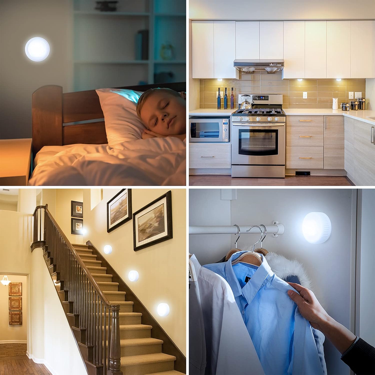 EverBrite Tap Light – Safe Nursery Night Light for Diaper Changes and Midnight Feedings, Wireless LED Puck