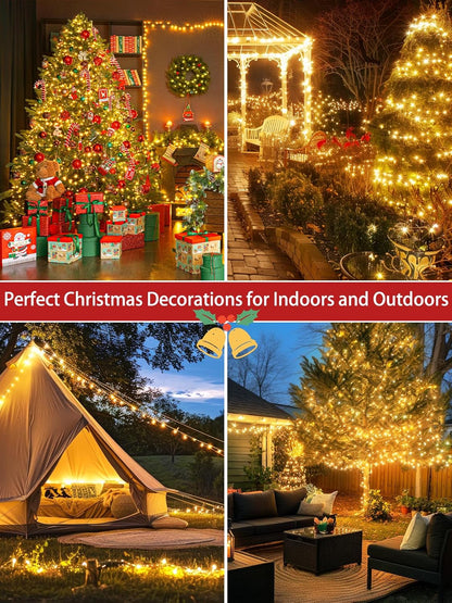 Everglow 66FT Waterproof String Lights – Outdoor Patio and Backyard Wall Lighting with IP44 Rating