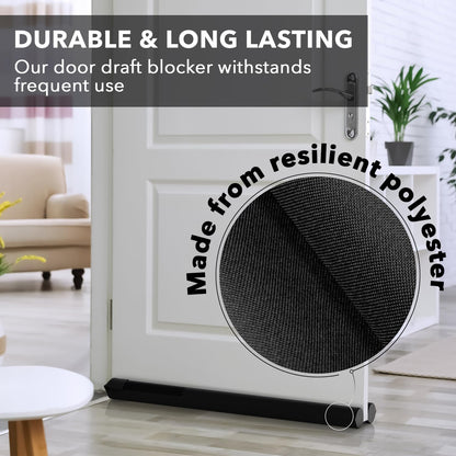 Everlasting Comfort Under Door Draft Stopper – Cozy Bedroom Decor Upgrade, No-Drill Noise and Light Blocker