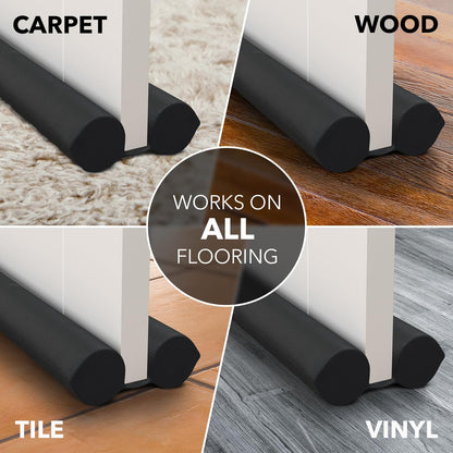 Everlasting Comfort Under Door Draft Stopper – Cozy Bedroom Decor Upgrade, No-Drill Noise and Light Blocker