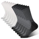 X-Large - Dark Grey and White (6-pack)