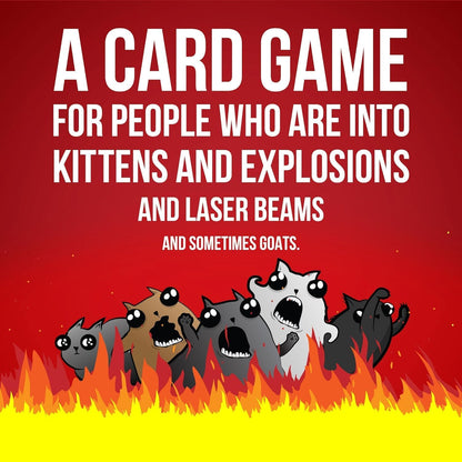 Exploding Kittens Party Pack – Housewarming Present for Friends, 2-10 Player Card Game Night Starter