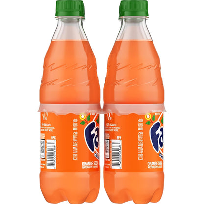 Fanta Orange Soda – Caffeine-Free Afternoon Refreshment, 6 Pack of 16.9 fl oz Bottles